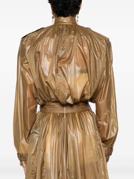 26SS 생로랑 코트 873631 Y7J142601 Marrone chiaro - SAINT LAURENT