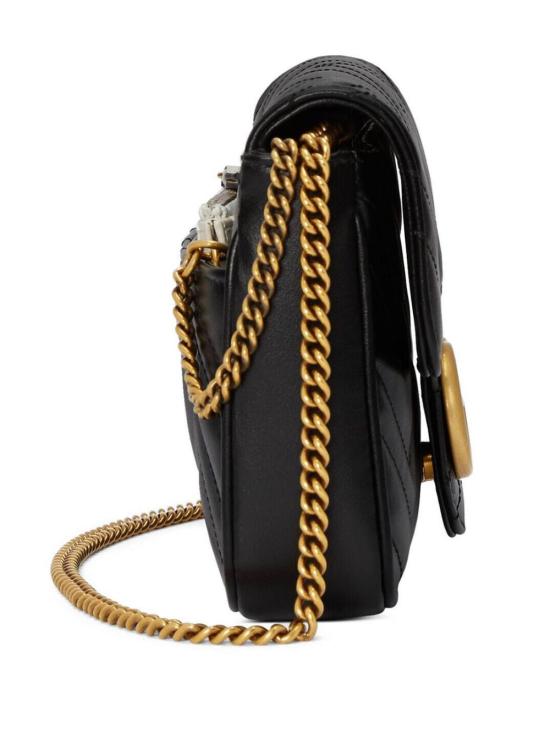 26SS 구찌 GG 마몽 스몰 숄더백 751526 AACCE1061 Nero - GUCCI