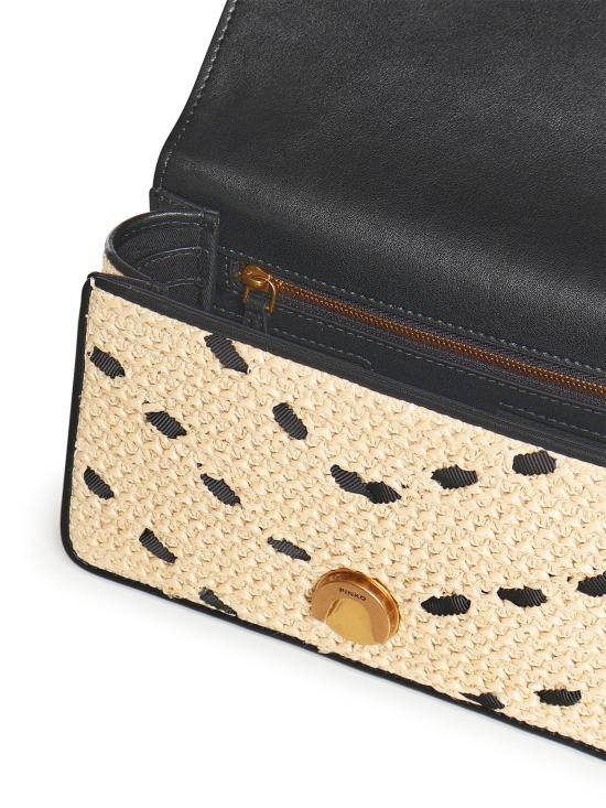 26SS 핑코 숄더백 104550 A1RLHZ3Q IVORY black - PINKO