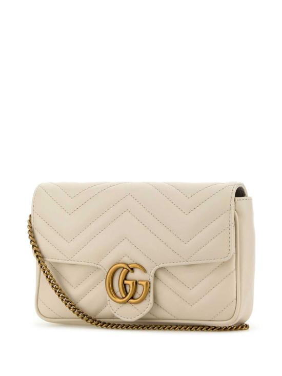 26SS 구찌 GG 마몽 스몰 숄더백 751526 AACCE9053 Bianco - GUCCI