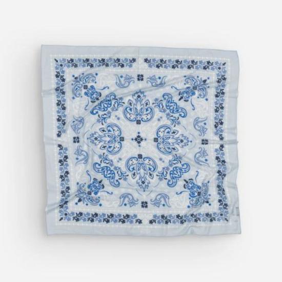  메종 르콩트 플라망 머플러/스카프 Maison Lecomte Flament Noirmoutier 반다나 스카프 100x100cm - MAISON LECOMTE FLAMENT