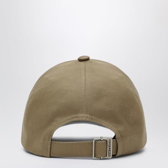 26SS 생로랑 개버딘 로고 자수 볼캡 778063D3YP19 9700 BEIGE - SAINT LAURENT