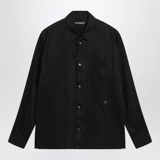 26SS 돌체앤가바나 긴팔 셔츠 G5KJ0TGG866 N0000 BLACK