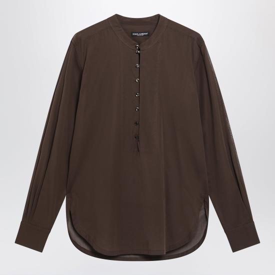 26SS 돌체앤가바나 긴팔 셔츠 G5NI5TFU5X4 M1213 BROWN