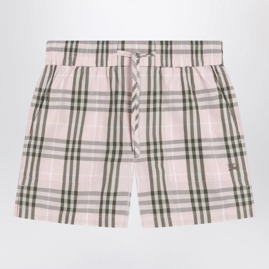 26SS 버버리 체크 코튼 쇼츠 8123642168580 A5961 PINK
