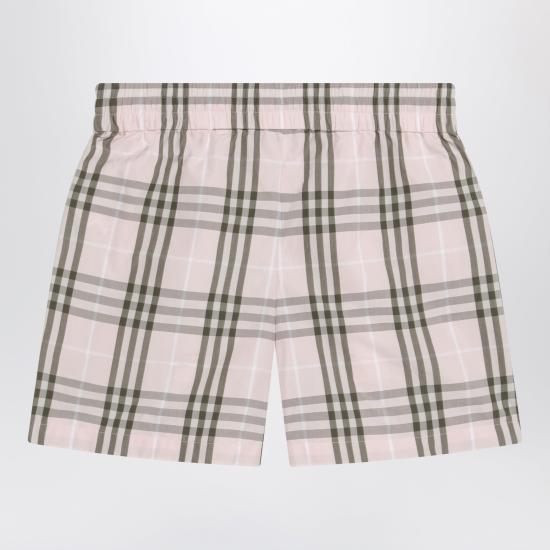 26SS 버버리 체크 코튼 쇼츠 8123642168580 A5961 PINK - BURBERRY
