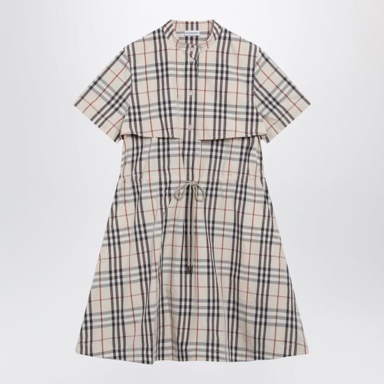 26SS 버버리 체크 코튼 드레스 8123248168580 C5586 BEIGE