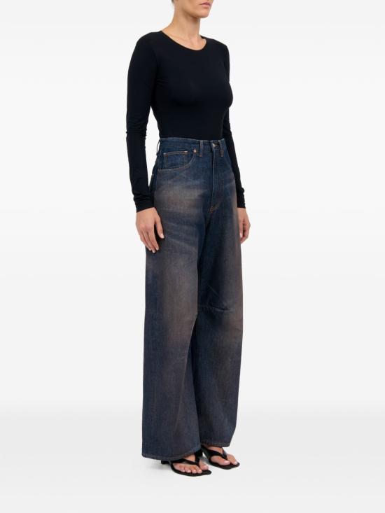 26SS MM6 메종마르지엘라 스트레이트 팬츠 S62LB0218M30055 963 BLUE - MM6 MAISON MARGIELA