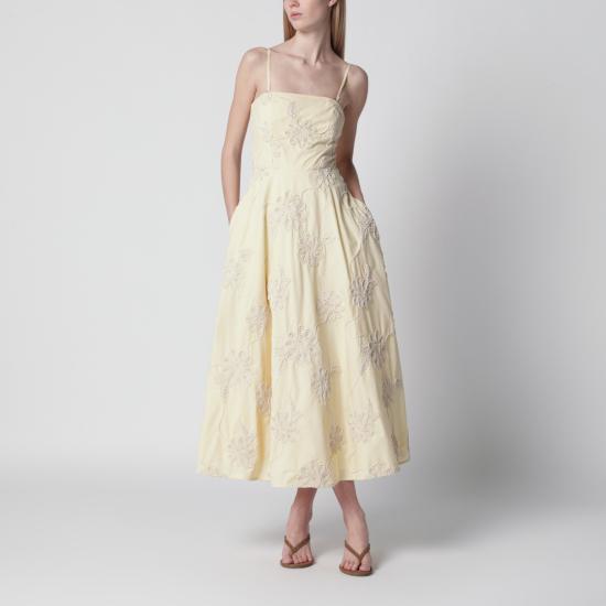26SS 로테이트 바이 크리스텐슨 롱 원피스 1155601366CO 1366 YELLOW