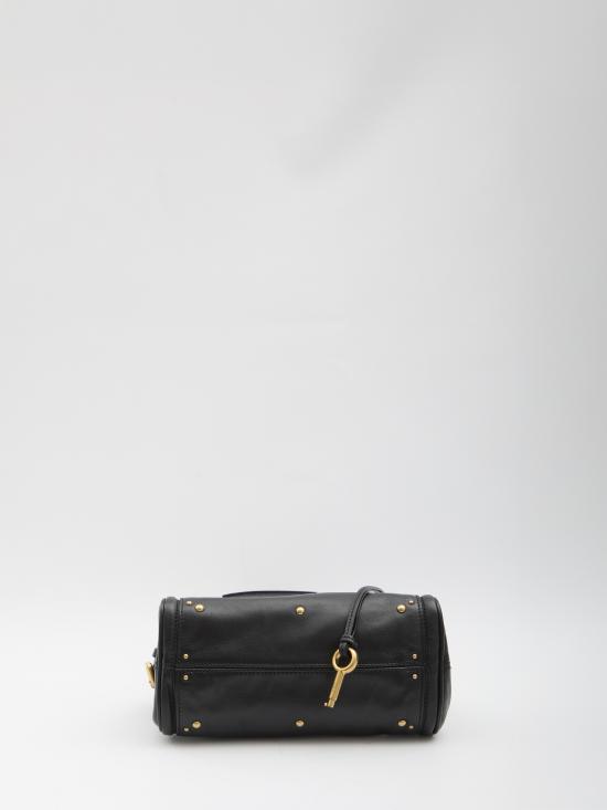 26SS 끌로에 스몰 그레인드 레더 패딩턴 백 CH26SS805P75 001 BLACK - CHLOE