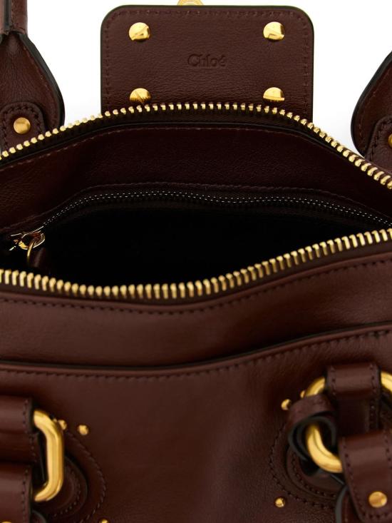 26SS 끌로에 스몰 그레인드 레더 패딩턴 백 CH26SS805P75 27M BROWN - CHLOE