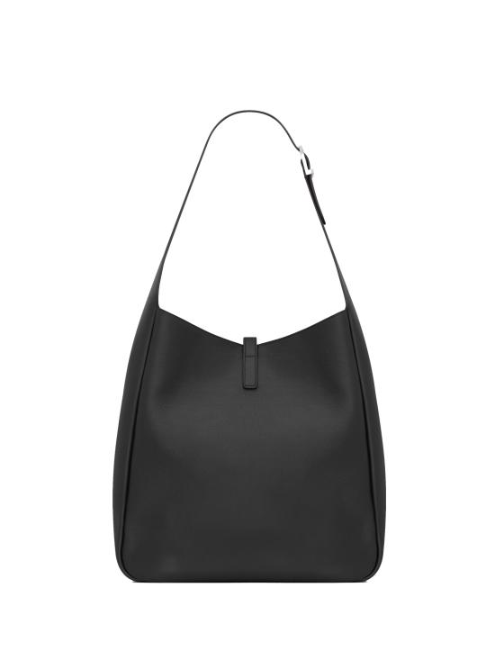 26SS 생로랑 LE 5 A 7 서플 라지 그레인드 레더백 753837AACQG 1000 BLACK - SAINT LAURENT