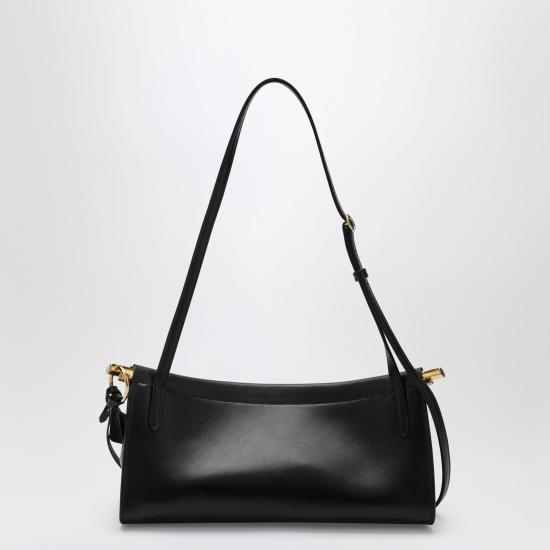 26SS 알라이아 르 클릭 이스트 웨스트 레더 스몰백 AA1S01426CA332LE 999 BLACK - ALAIA