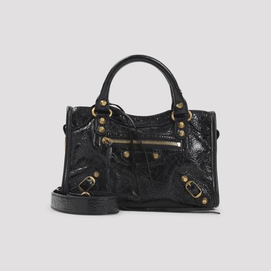 26SS 발렌시아가 르 시티 미니백 806395210F6 1000 BLACK - BALENCIAGA