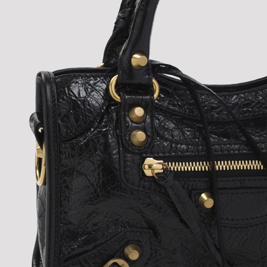 26SS 발렌시아가 르 시티 미니백 806395210F6 1000 BLACK - BALENCIAGA