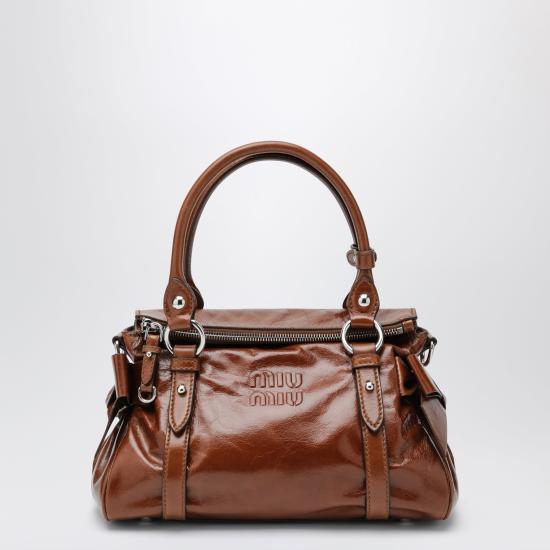 26FW 미우미우 토트백 5BA327OOO2A44 F0BW5 BROWN