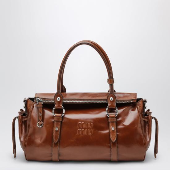 26FW 미우미우 토트백 5BA328OOO2A44 F0BW5 BROWN