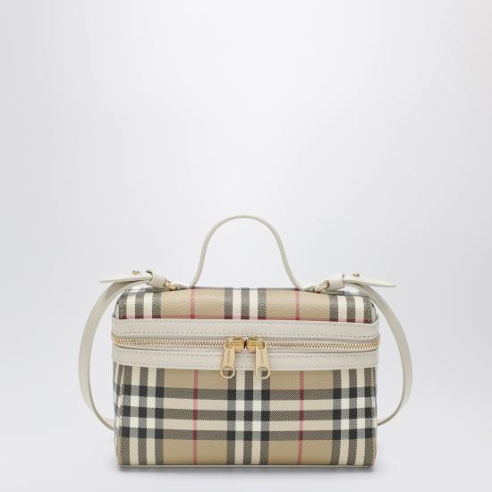 26SS 버버리 체크 배니티 백 8125135154367 B7348 BEIGE