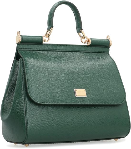 26SS 돌체앤가바나 라지 시실리 핸드백 BB6002B1001 87399 GREEN - DOLCE & GABBANA