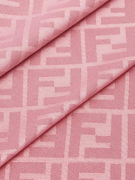 26SS 펜디 오가닉 실크 울 FF 숄 FXT069AJW7 F1WNO PINK - FENDI