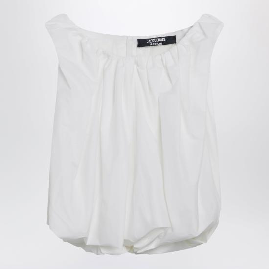 26SS 자크뮈스 민소매 티셔츠 TOW00888AW00770 100 WHITE