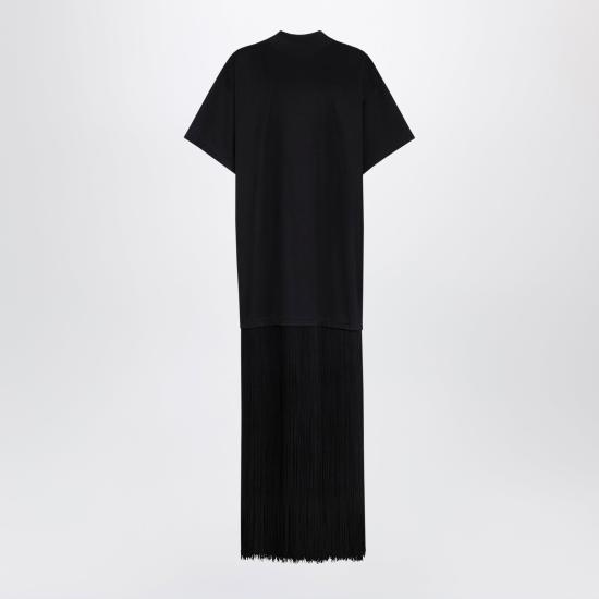 26SS 알라이아 롱 원피스 AA9I0029J103CCO 999 BLACK - ALAIA