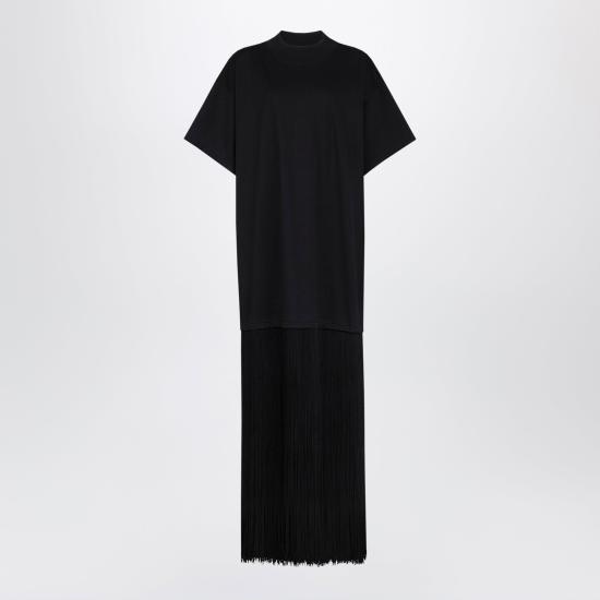 26SS 알라이아 롱 원피스 AA9I0029J103CCO 999 BLACK