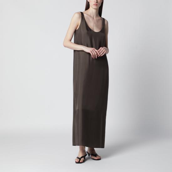 26SS 로에 롱 원피스 41933045SI 264 BROWN