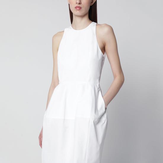 26SS 로에 롱 원피스 41933111CO 100 WHITE - ROHE