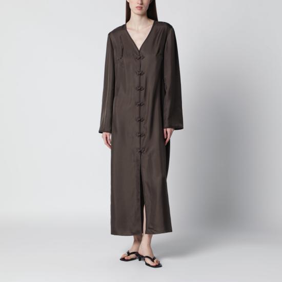 26SS 로에 롱 원피스 41933131SI 264 BROWN