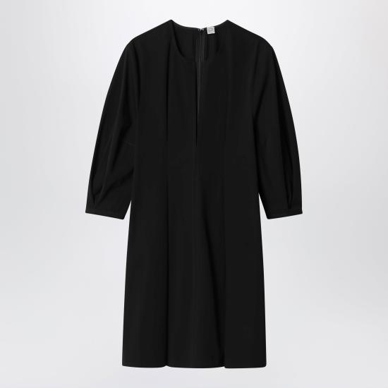 26SS 토템 미디 원피스 262WRD0336FB0490 001 BLACK
