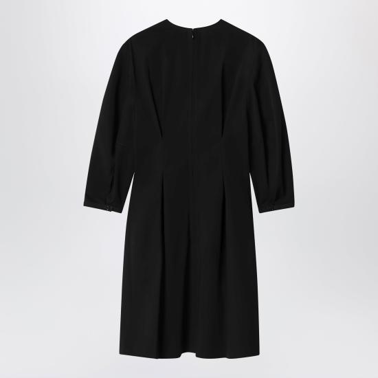 26SS 토템 미디 원피스 262WRD0336FB0490 001 BLACK - TOTEME