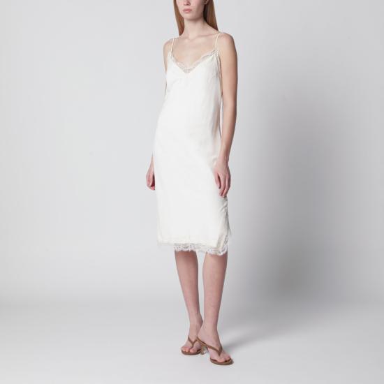 26SS 로에 미디 원피스 41933267PL 112 WHITE
