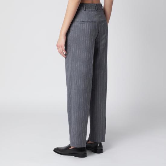 26SS 애니빙 스트레이트 팬츠 A0312193WO STR17 GREY - ANINE BING