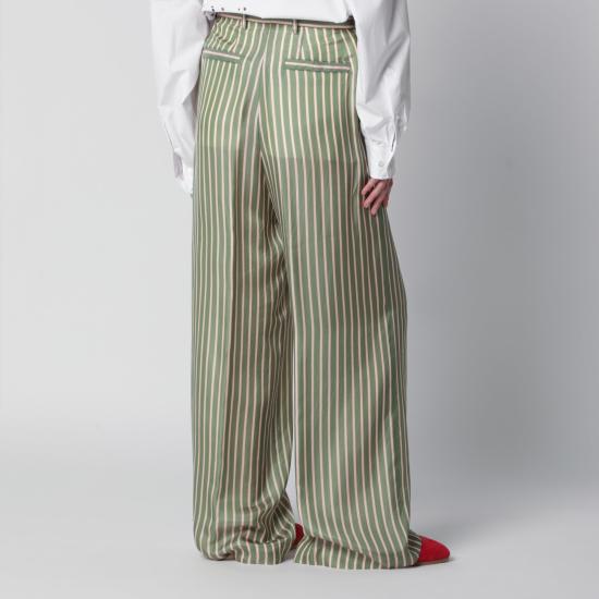 26SS 드리스 반 노튼 스트레이트 팬츠 109463274 604 GREEN - DRIES VAN NOTEN