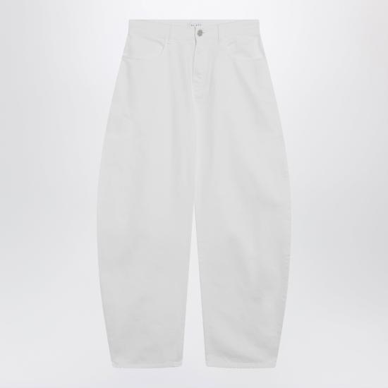 26SS 알라이아 스트레이트 팬츠 AA9P1215D002BDE 000 WHITE