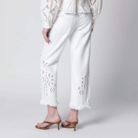 26SS 이자벨마랑 스트레이트 팬츠 PA0694FAD2H01I 20WH WHITE - ISABEL MARANT