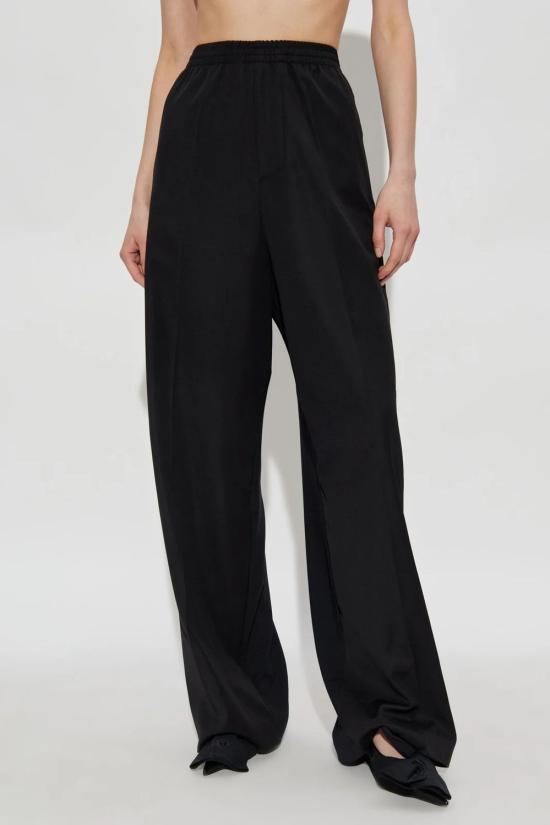 25FW 발렌시아가 스트레이트 팬츠 838868TJT35 1000 BLACK - BALENCIAGA