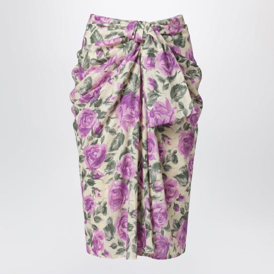 26SS 끌로에 미디 스커트 CH26UJU01374 9W5 MULTICOLOR