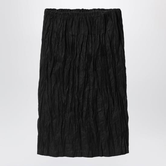 26SS 토템 미디 스커트 262WRB0386FB0652 001 BLACK