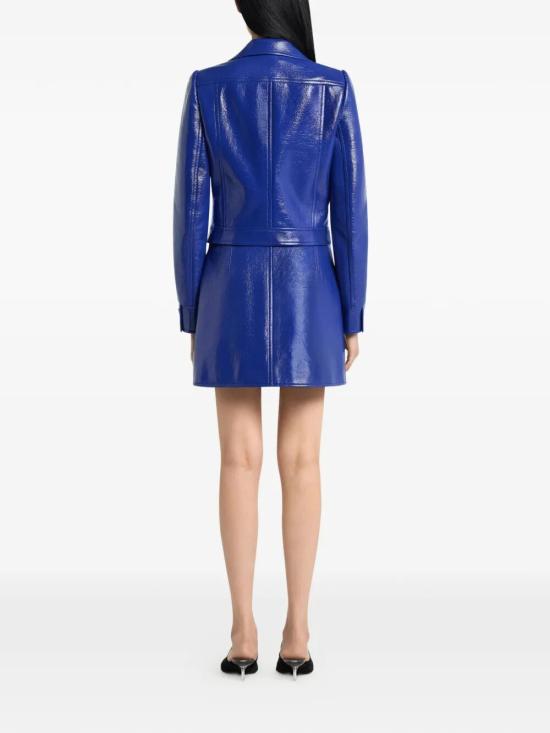 26SS 쿠레쥬 가죽 자켓 223CBL005VY0014 7087 BLUE - COURREGES
