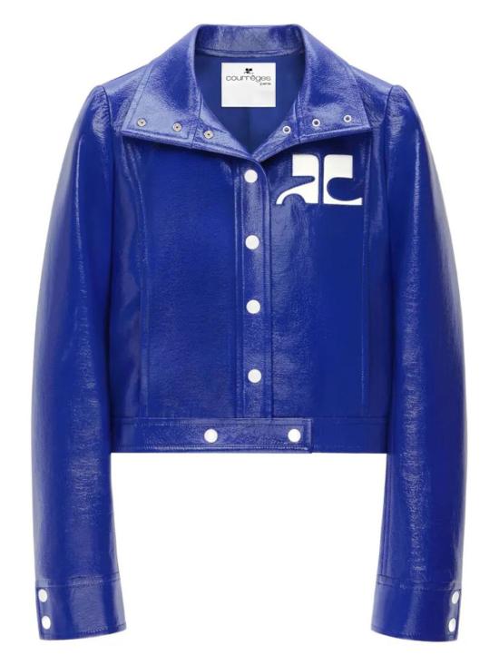 26SS 쿠레쥬 가죽 자켓 223CBL005VY0014 7087 BLUE