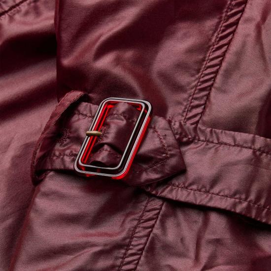 26SS 생로랑 트렌치 코트 870862YZ9GI 6005 BURGUNDY - SAINT LAURENT
