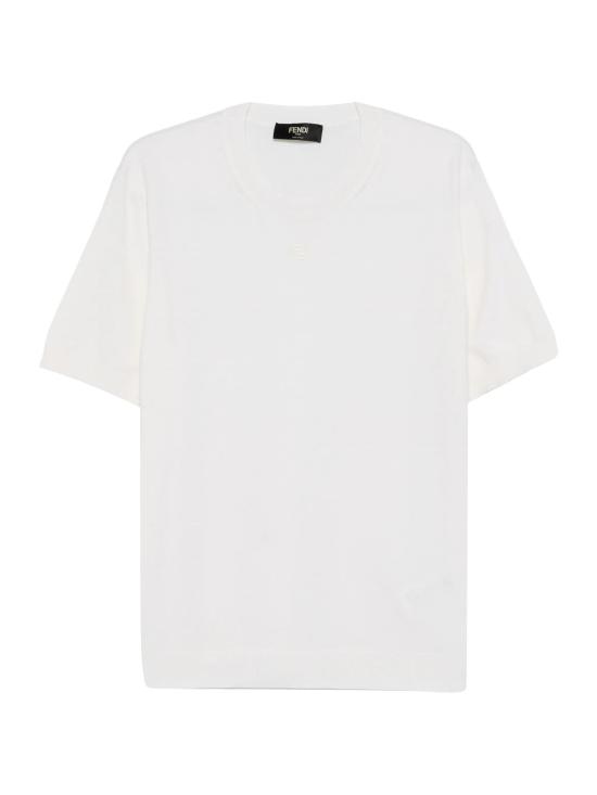 26SS 펜디 코튼 캐시미어 스웨터 FZY443AYYG F0QA0 WHITE