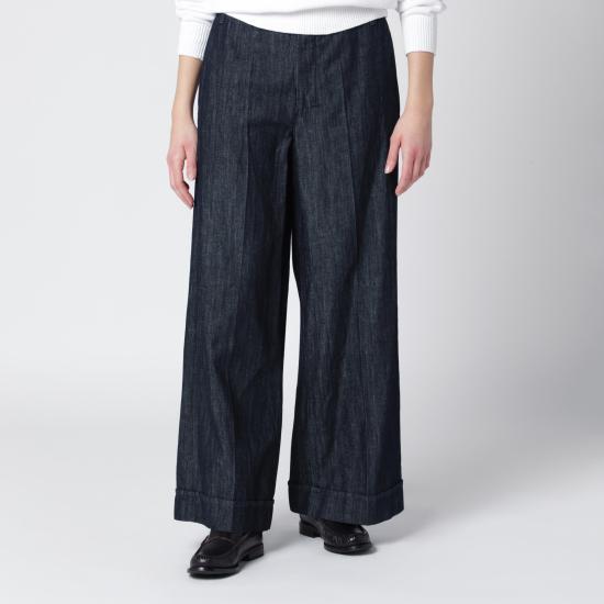 26SS 에스막스마라 스트레이트 팬츠 SMMMELODIADE 001 BLUE