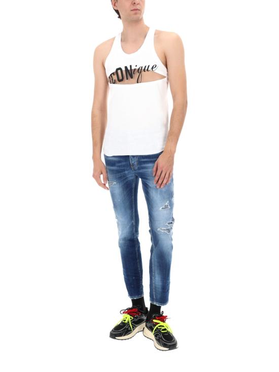 26SS 디스퀘어드2 스트레이트 팬츠 S71LB1754D30010 470 BLUE - DSQUARED2