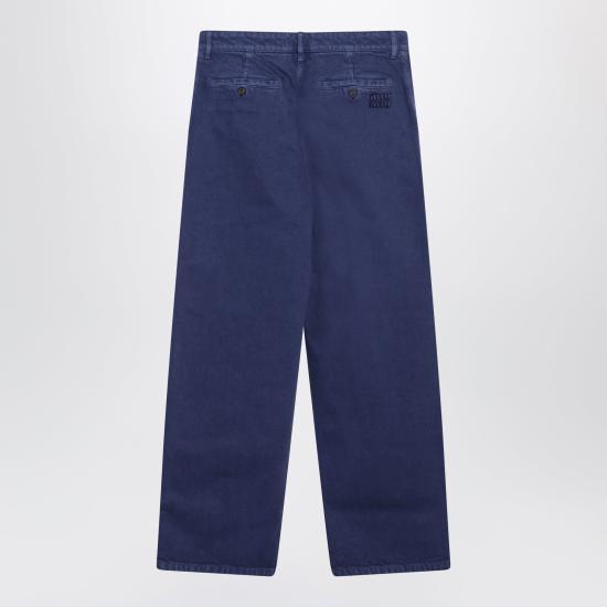 26SS 미우미우 스트레이트 팬츠 MP1970OOO19JY F0021 BLUE - MIU MIU