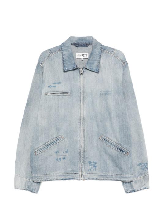 26SS MM6 메종마르지엘라 데님 자켓 SH0AM0082M30055 962 BLUE