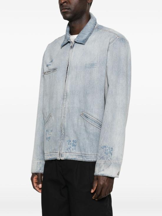 26SS MM6 메종마르지엘라 데님 자켓 SH0AM0082M30055 962 BLUE - MM6 MAISON MARGIELA