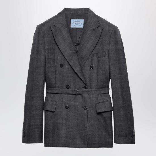26SS 프라다 수트 자켓 P595PHOOO1N01 F0308 GREY